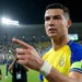 Cristiano Ronaldo com a camisa do Al Nassr durante partida da Liga Saudita.